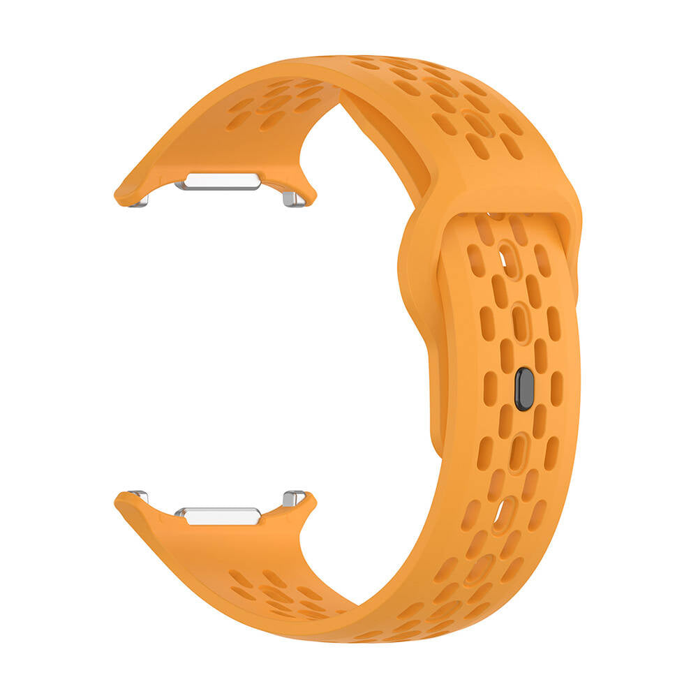 Galaxy Watch Ultra 47mm Zore KRD-119 Delikli Tasarım Silikon Kordon Gri