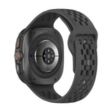 Galaxy Watch Ultra 47mm Zore KRD-119 Delikli Tasarım Silikon Kordon Beyaz