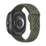 Galaxy Watch Ultra 47mm Zore KRD-119 Delikli Tasarım Silikon Kordon Turuncu