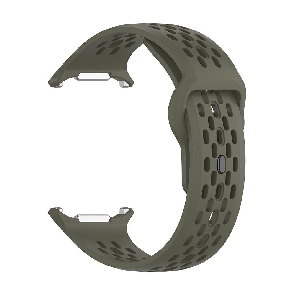 Galaxy Watch Ultra 47mm Zore KRD-119 Delikli Tasarım Silikon Kordon Beyaz