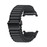 Galaxy Watch Ultra 47mm Zore KRD-120 Naylon Kumaş Hasır Örgülü Kordon Yeşil