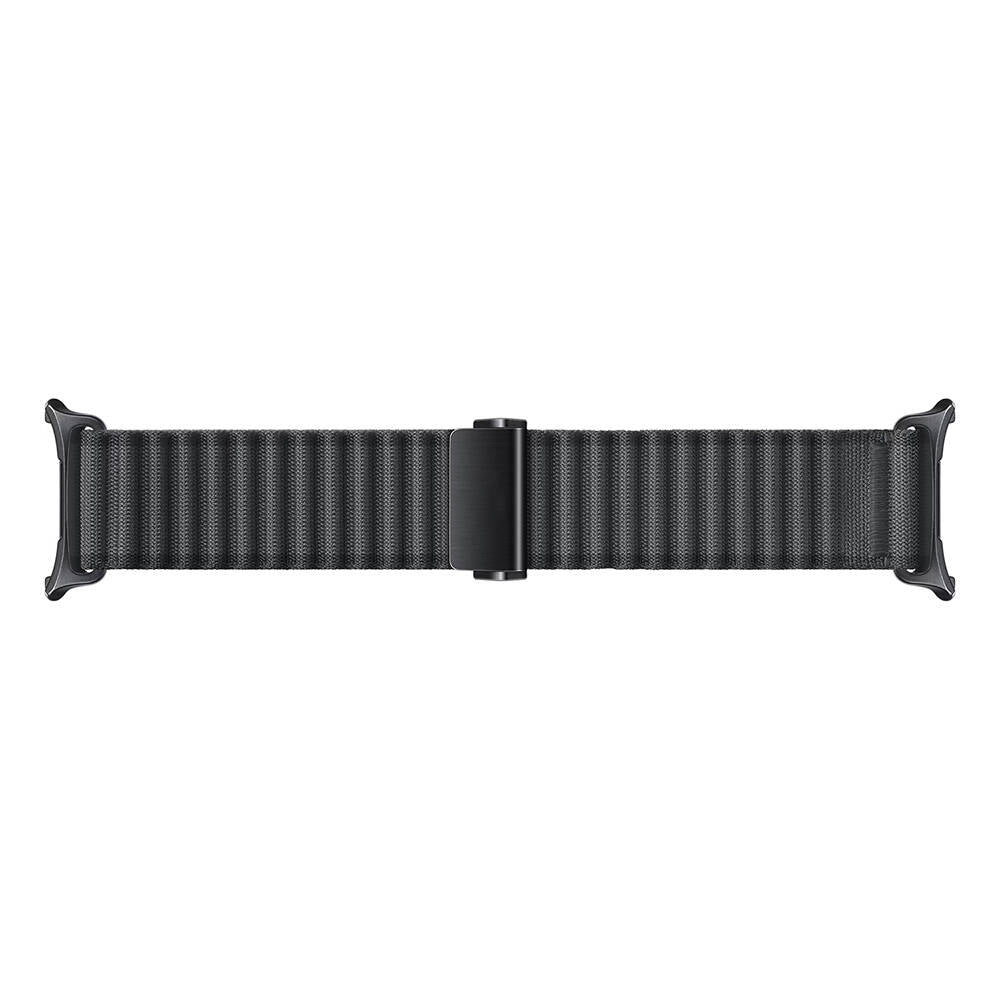 Galaxy Watch Ultra 47mm Zore KRD-120 Naylon Kumaş Hasır Örgülü Kordon Beyaz