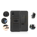 Galaxy XCover Pro Kılıf Zore Double Clip Kapak Siyah