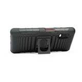 Galaxy XCover Pro Kılıf Zore Double Clip Kapak Siyah