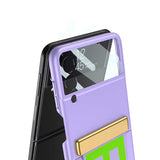 Galaxy Z Flip 3 Kılıf Zore Flio Kıpta Kapak Siyah