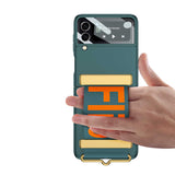 Galaxy Z Flip 3 Kılıf Zore Flio Kıpta Kapak Siyah
