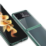Galaxy Z Flip 3 Kılıf Zore Kıpta Kapak Mor