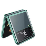 Galaxy Z Flip 3 Kılıf Zore Kıpta Kapak Renksiz