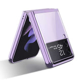 Galaxy Z Flip 3 Kılıf Zore Kıpta Kapak Renksiz