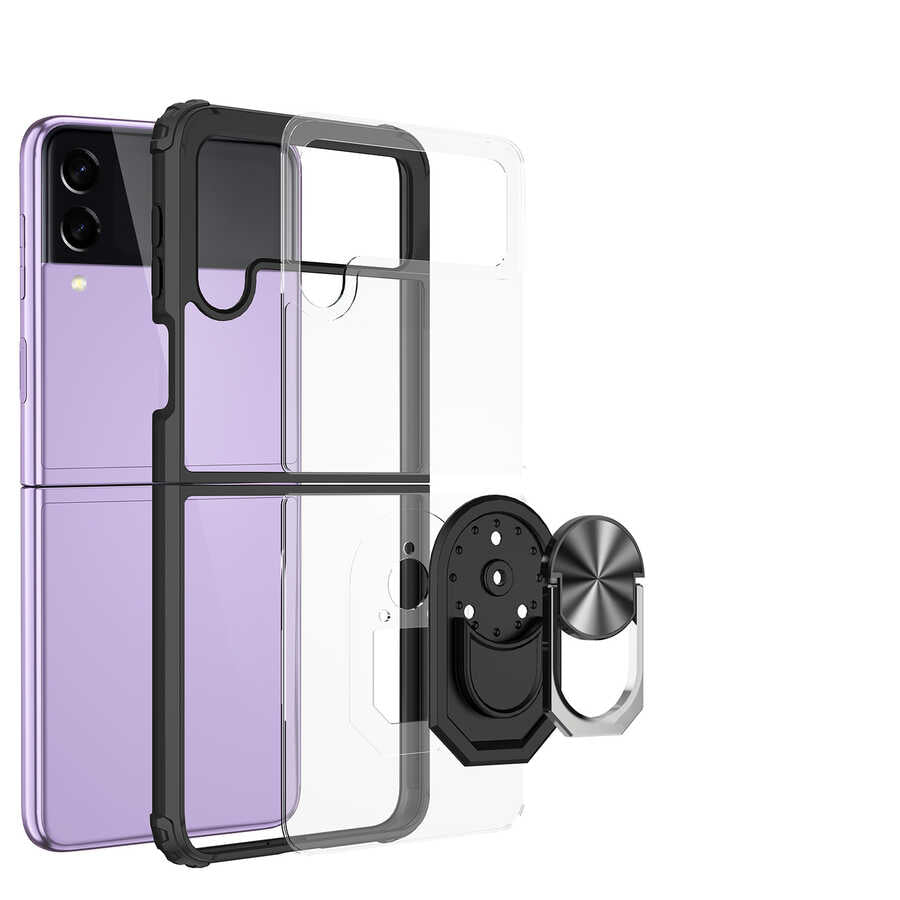Galaxy Z Flip 3 Kılıf Zore Mola Kapak Kırmızı