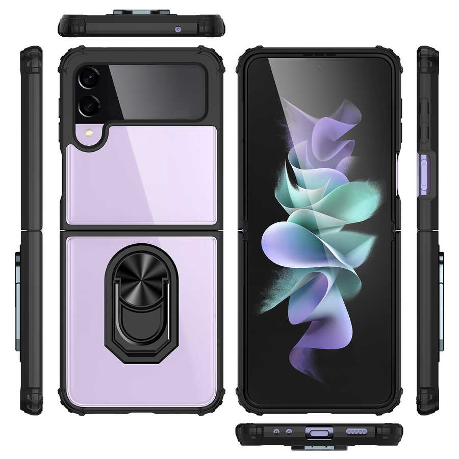 Galaxy Z Flip 3 Kılıf Zore Mola Kapak Kırmızı