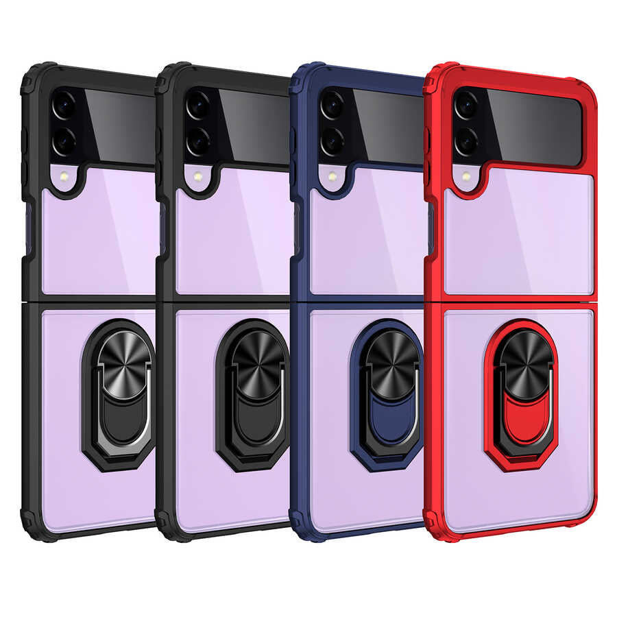 Galaxy Z Flip 3 Kılıf Zore Mola Kapak Lacivert