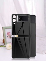 Galaxy Z Flip 3 Zore 3D Standart 2 in 1 Arka Koruyucu Lila