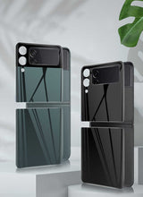 Galaxy Z Flip 3 Zore 3D Standart 2 in 1 Arka Koruyucu Yeşil