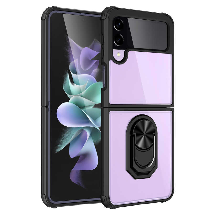Galaxy Z Flip 4 Kılıf Zore Mola Kapak Lacivert