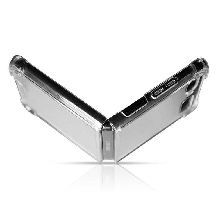 Galaxy Z Flip 4 Kılıf Zore Nitro Anti Shock Silikon Renksiz