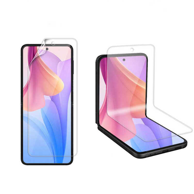 Galaxy Z Flip 4 Zore Narr Tpu Ön Arka Body Ekran Koruyucu Renksiz