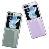 Galaxy Z Flip 5 Kılıf Zore Kıpta Lensli Kapak Renksiz