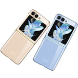 Galaxy Z Flip 5 Kılıf Zore Kıpta Lensli Kapak Siyah