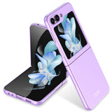 Galaxy Z Flip 5 Kılıf Zore Sert Kıpta Kapak Koyu Yeşil
