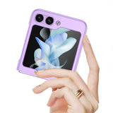 Galaxy Z Flip 5 Kılıf Zore Sert Kıpta Kapak Koyu Yeşil