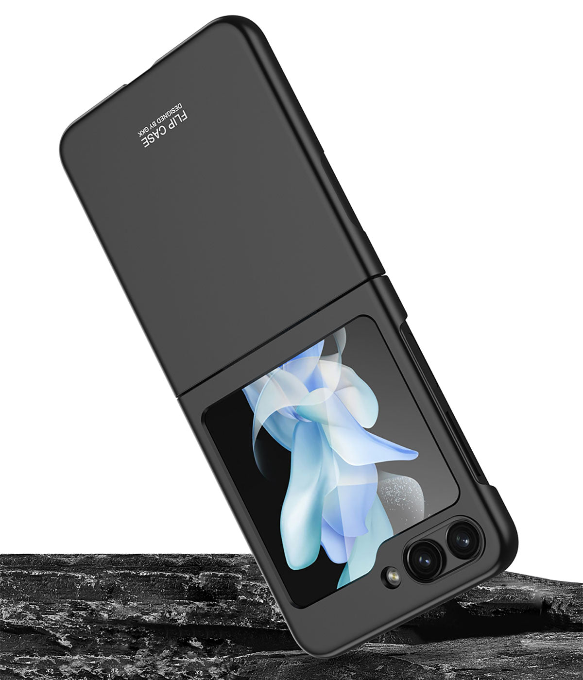 Galaxy Z Flip 5 Kılıf Zore Sert Kıpta Kapak Pembe