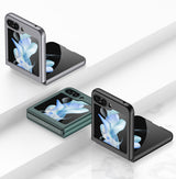 Galaxy Z Flip 5 Kılıf Zore Sert Kıpta Kapak Pembe