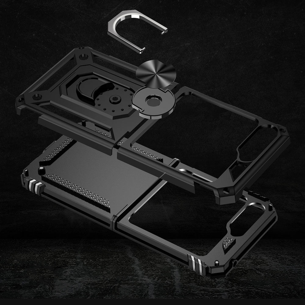 Galaxy Z Flip 5 Kılıf Zore Vega Kapak Siyah