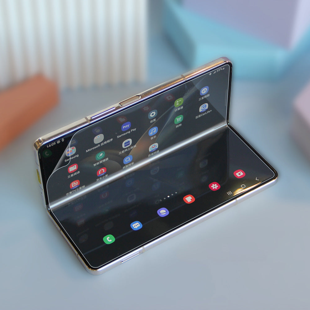 Galaxy Z Flip 5 Zore Hizalama Aparatlı S-Fit Body Ekran Koruyucu Renksiz