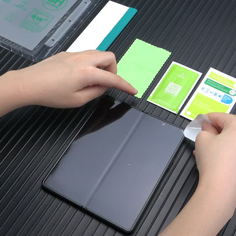 Galaxy Z Flip 5 Zore Hizalama Aparatlı S-Fit Body Ekran Koruyucu Renksiz