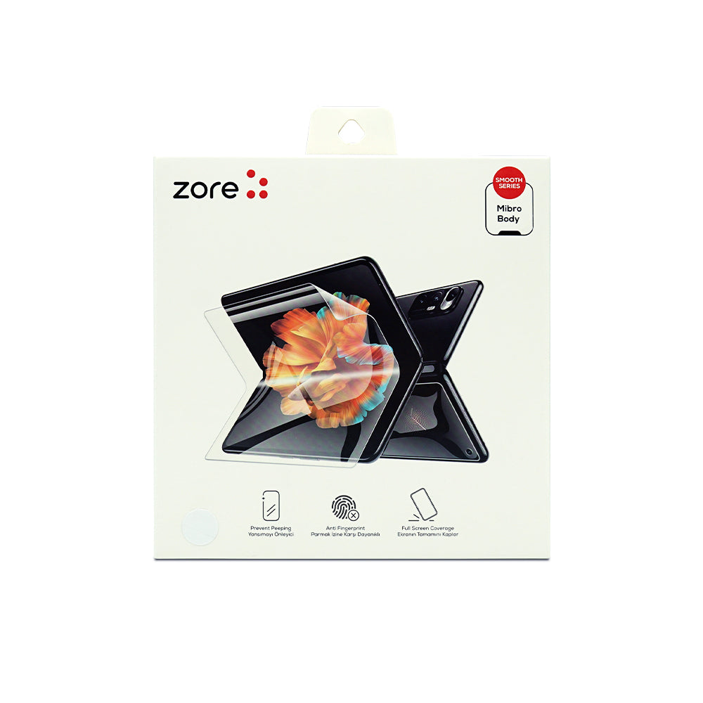 Galaxy Z Flip 5 Zore Hizalama Aparatlı S-Fit Body Ekran Koruyucu Renksiz