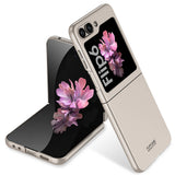 Galaxy Z Flip 6 Kılıf Zore Sert Kıpta Kapak Gri