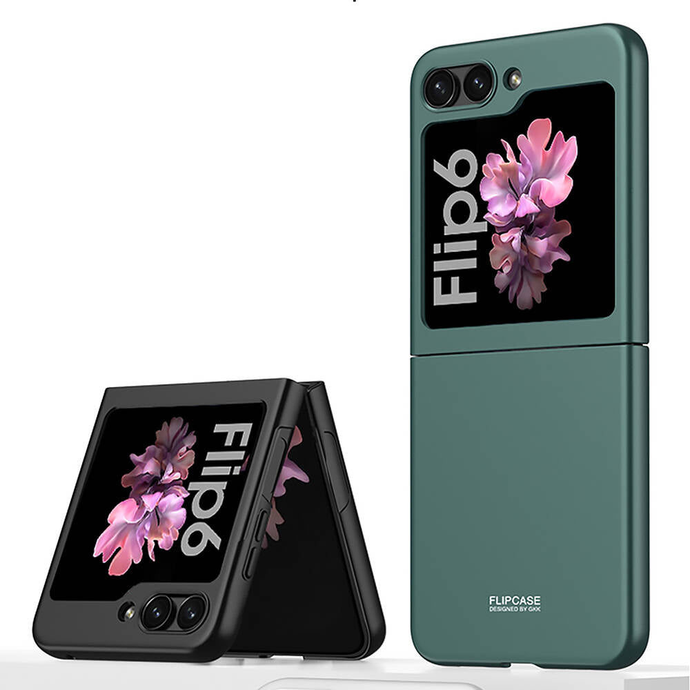 Galaxy Z Flip 6 Kılıf Zore Sert Kıpta Kapak Pembe