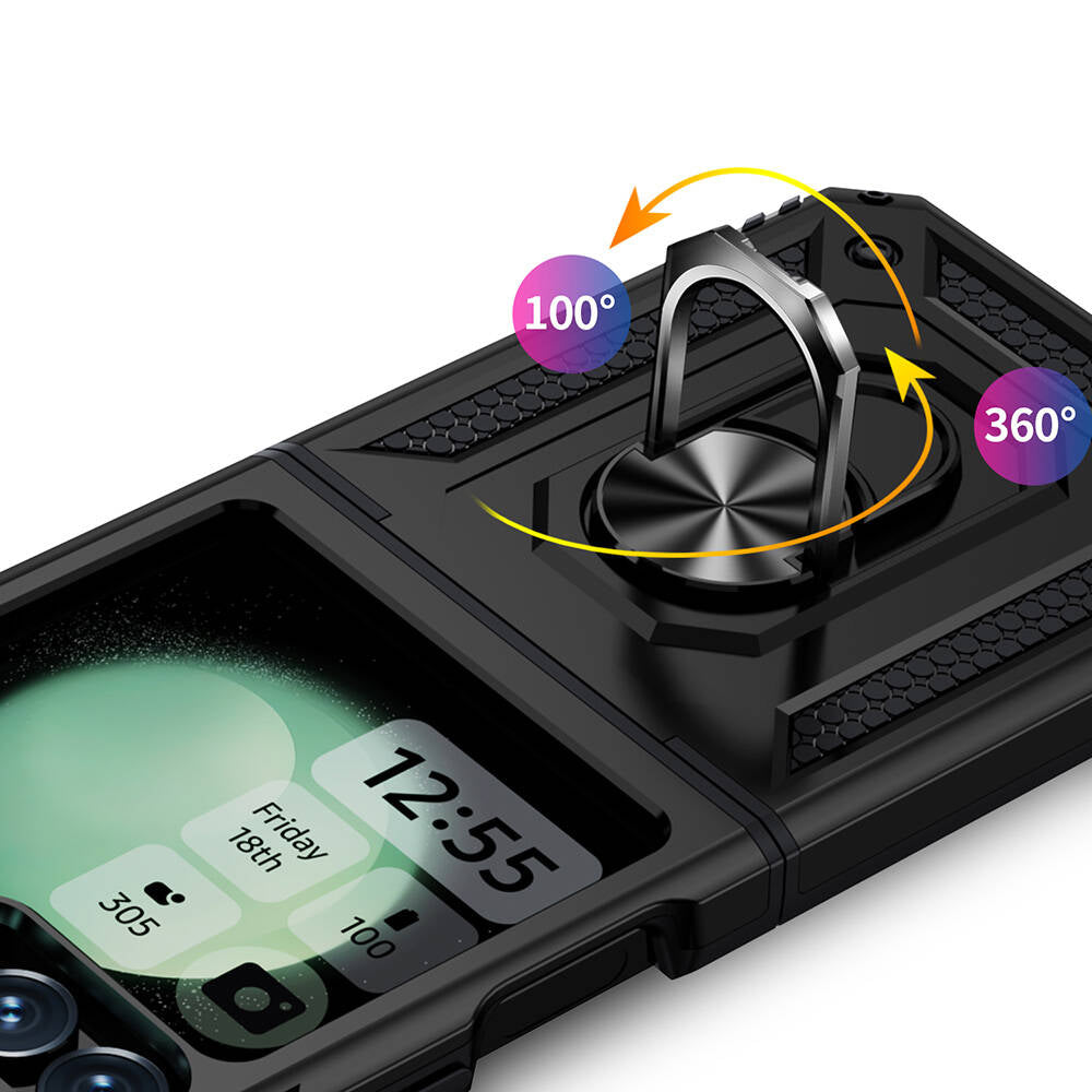 Galaxy Z Flip 6 Kılıf Zore Vega Kapak Mavi