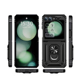 Galaxy Z Flip 6 Kılıf Zore Vega Kapak Mavi