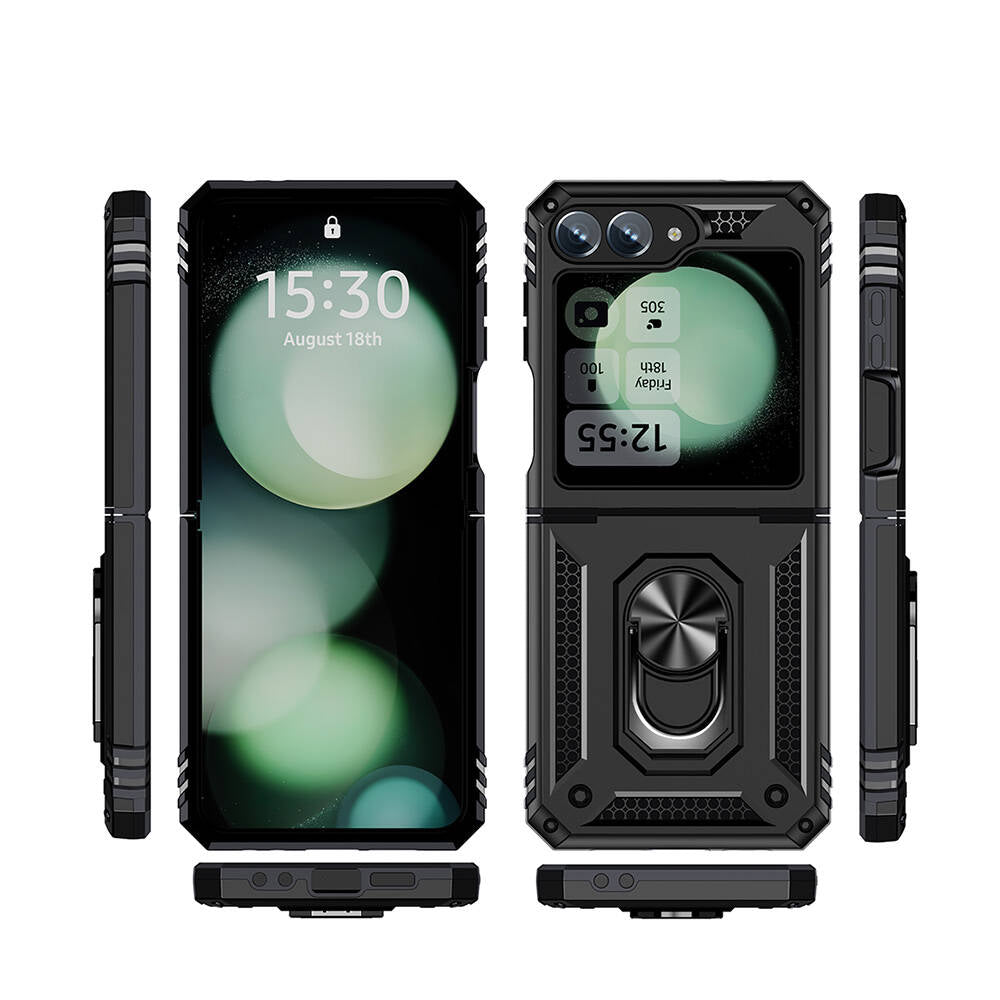 Galaxy Z Flip 6 Kılıf Zore Vega Kapak Kırmızı