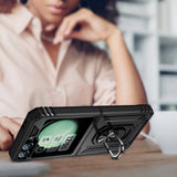 Galaxy Z Flip 6 Kılıf Zore Vega Kapak Kırmızı