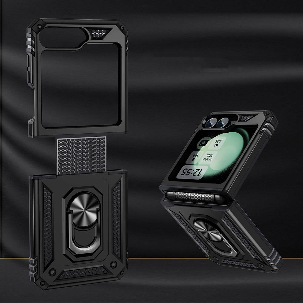 Galaxy Z Flip 6 Kılıf Zore Vega Kapak Kırmızı
