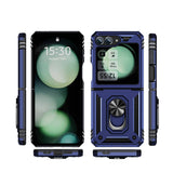 Galaxy Z Flip 6 Kılıf Zore Vega Kapak Mavi