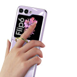 Galaxy Z Flip 6 Kılıf Zore Yüzüklü Kıpta Kapak Koyu Yeşil