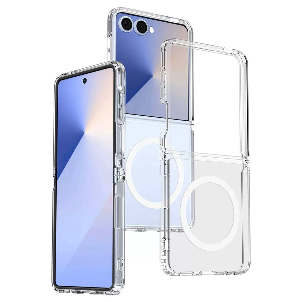 Galaxy Z Flip 7 Kılıf Kamera Korumalı M-safe Sert PC Zore Porto Kapak Şeffaf