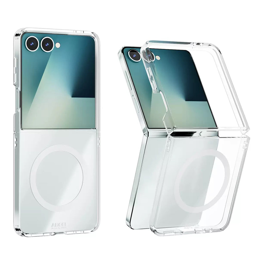 Galaxy Z Flip 7 Kılıf Kamera Korumalı M-safe Sert PC Zore Porto Kapak Şeffaf