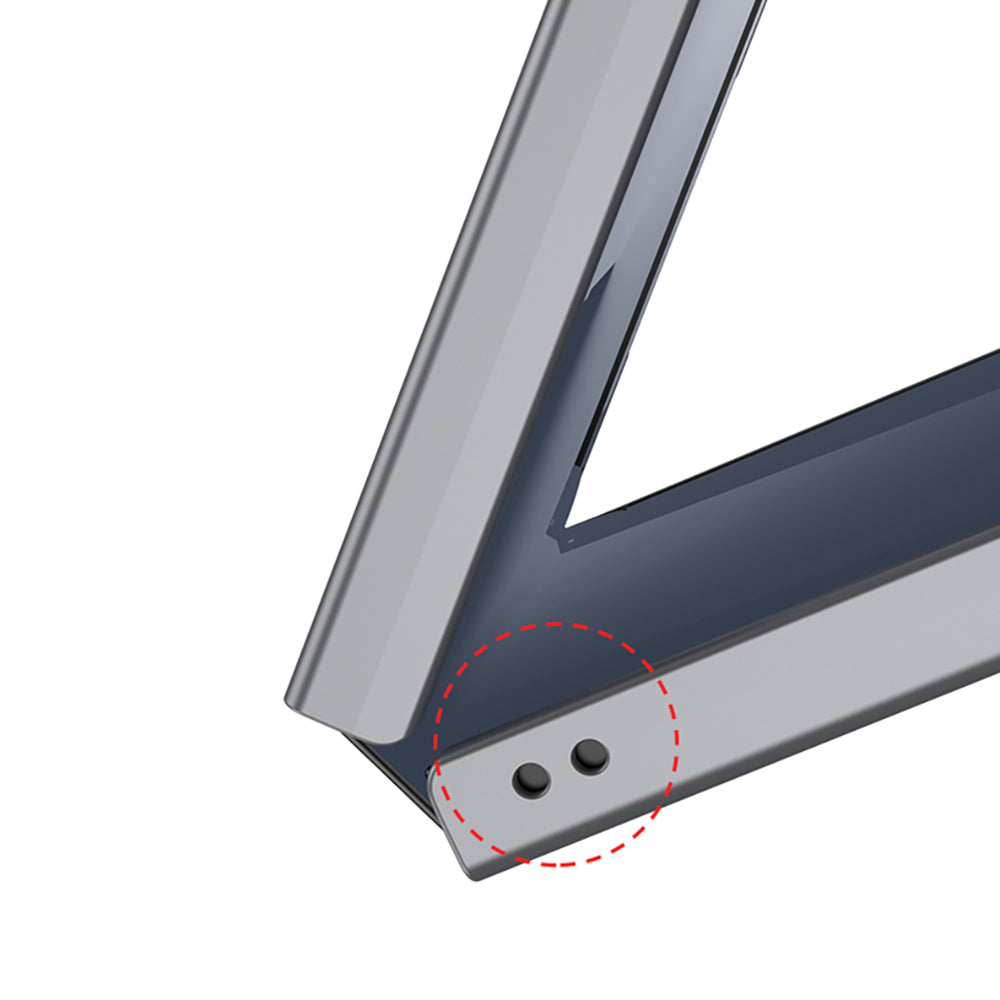 Galaxy Z Flip 7 Kılıf Wireless Şarj Özellikli Zore Kıpta M-safe Kapak Lila