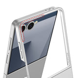 Galaxy Z Flip 7 Kılıf Zore Sert Kıpta Kapak Mor