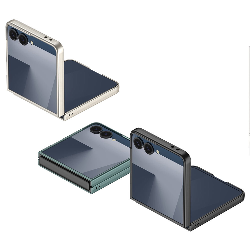 Galaxy Z Flip 7 Kılıf Zore Sert Kıpta Kapak Mor