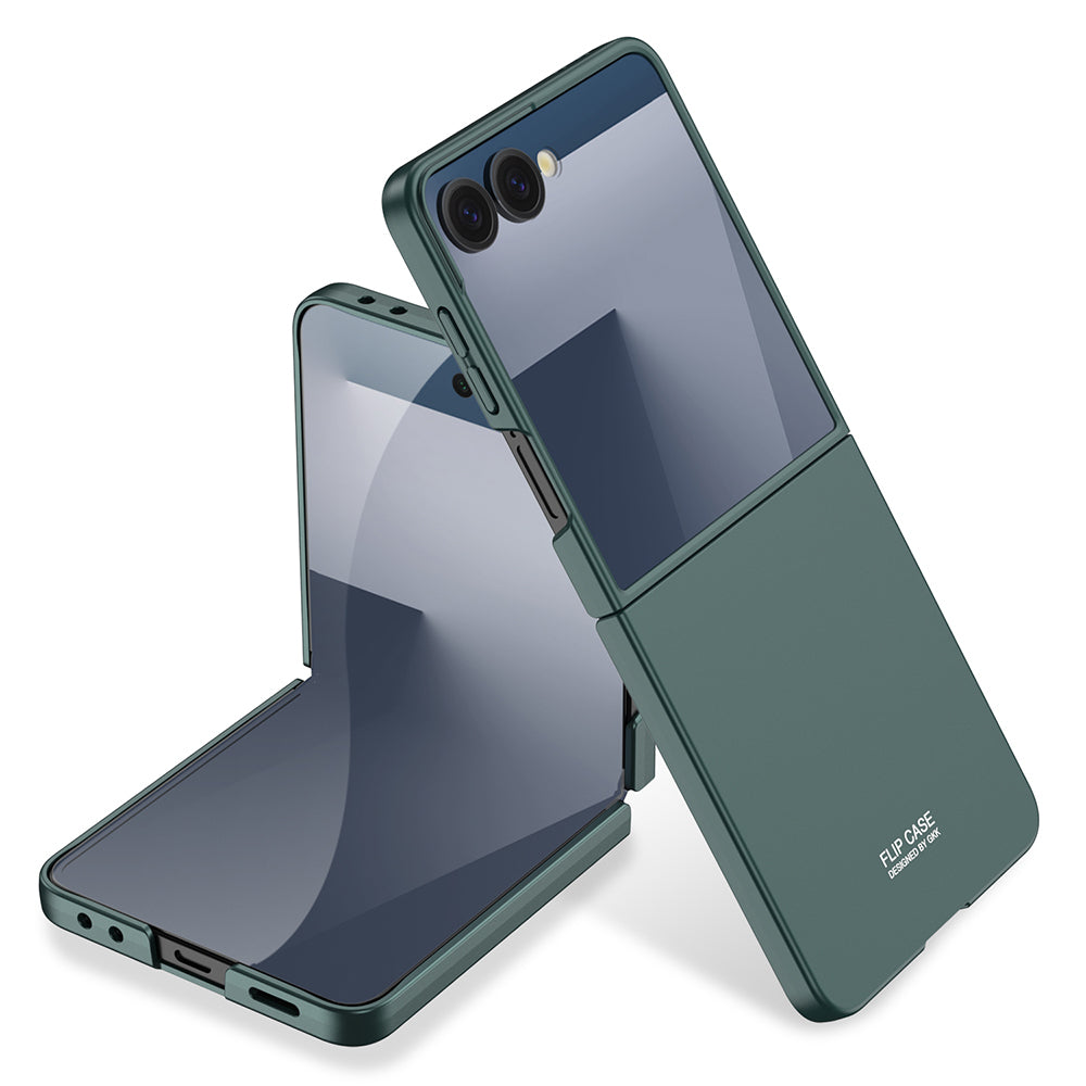 Galaxy Z Flip 7 Kılıf Zore Sert Kıpta Kapak Mor