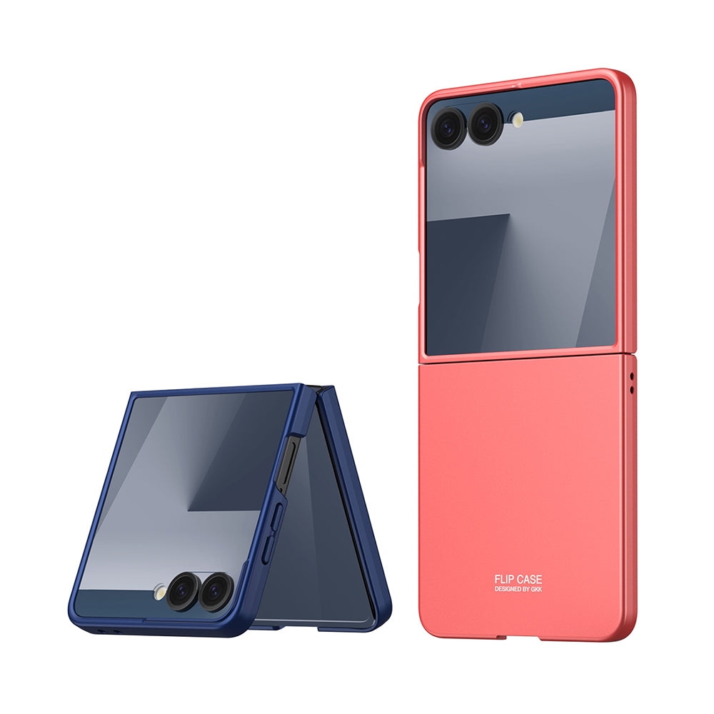 Galaxy Z Flip 7 Kılıf Zore Sert Kıpta Kapak Mor