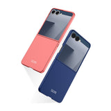 Galaxy Z Flip 7 Kılıf Zore Sert Kıpta Kapak Mor