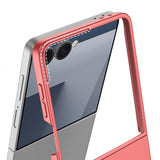 Galaxy Z Flip 7 Kılıf Zore Sert Kıpta Kapak Mor