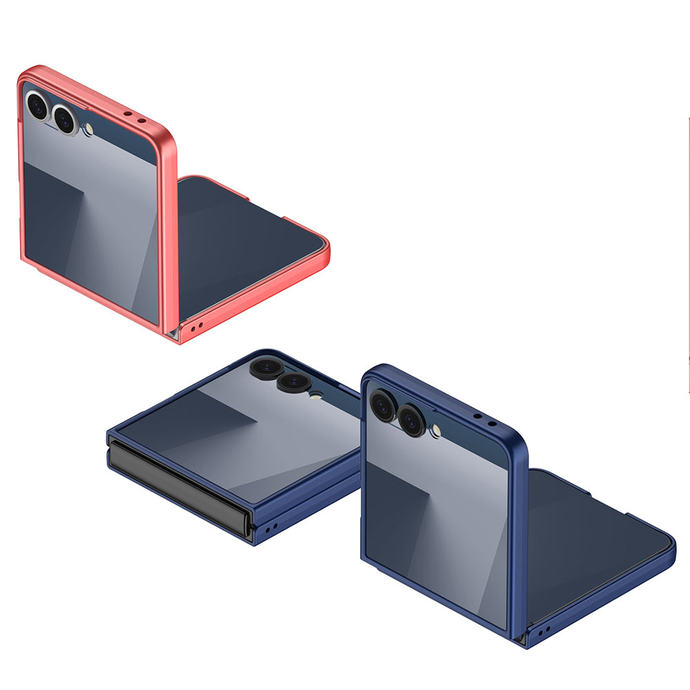 Galaxy Z Flip 7 Kılıf Zore Sert Kıpta Kapak Mor